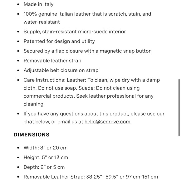 **SOLD** NWT Senreve discontinued BONE Aria belt bag - Picture 8 of 9